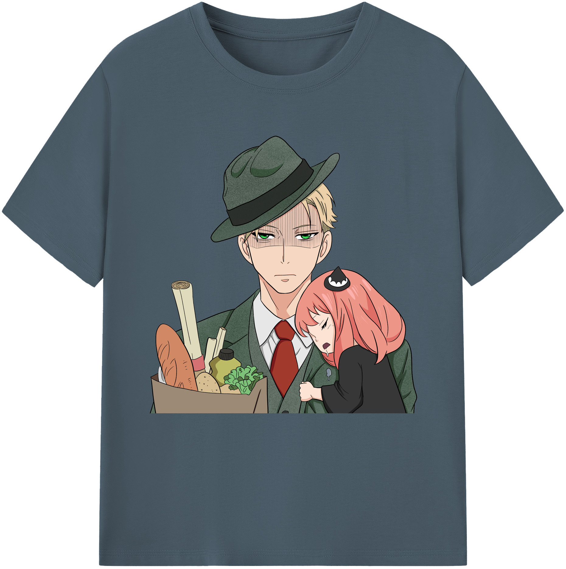 （画像用） SPY×FAMILY间谍家家酒 綿100％半袖Tシャツ（フロントプリント）